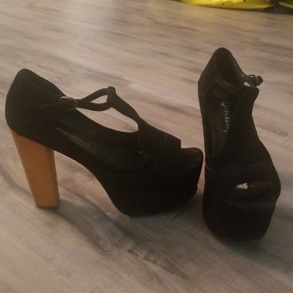 Jeffrey Campbell Foxy suede size 10
